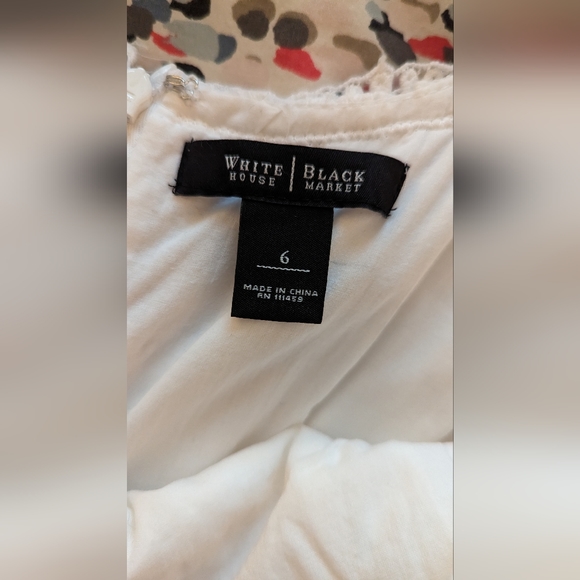 White Floral Dress - Picture 3 of 3